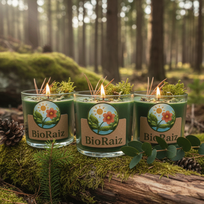 vela Bosque Místico aroma a bosque y madera