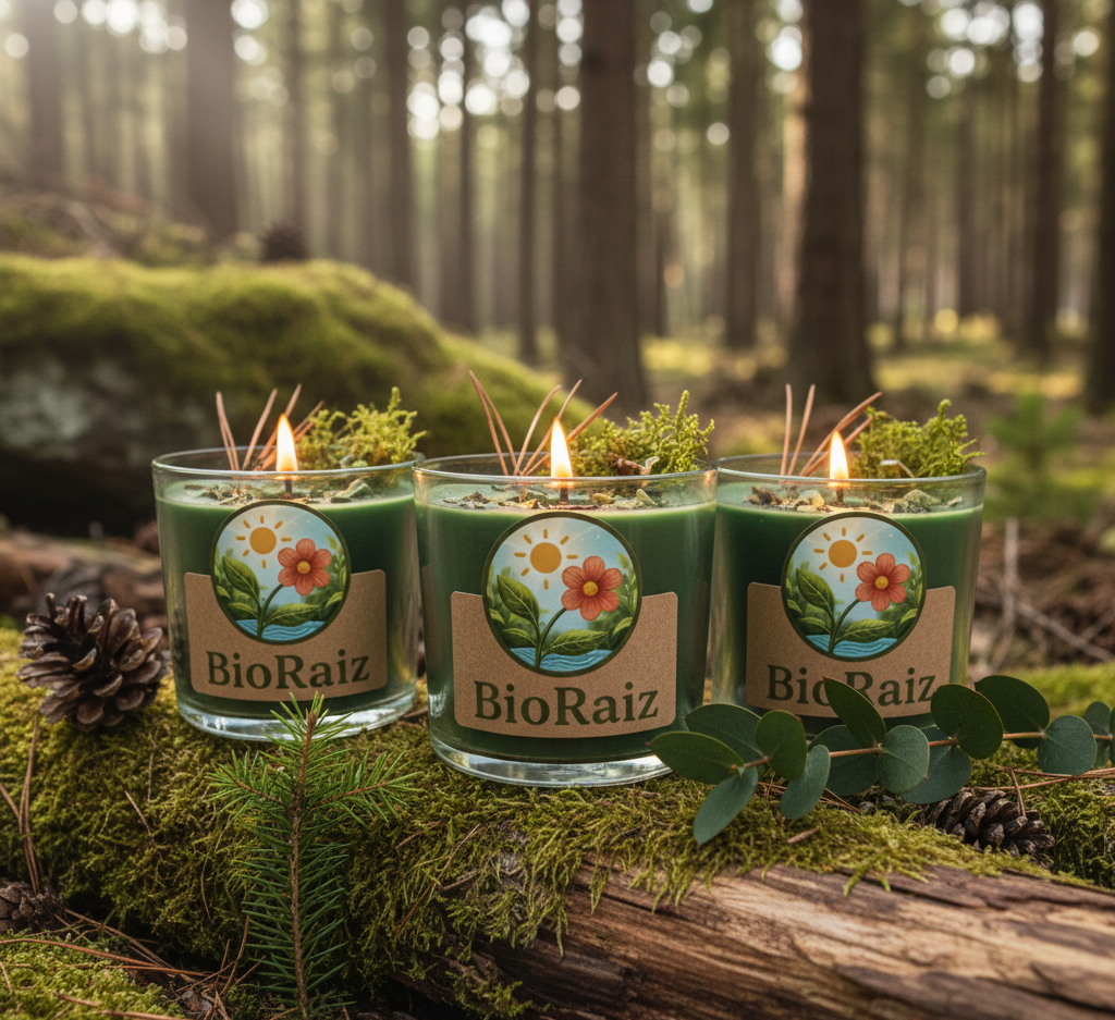 vela Bosque Místico aroma a bosque y madera